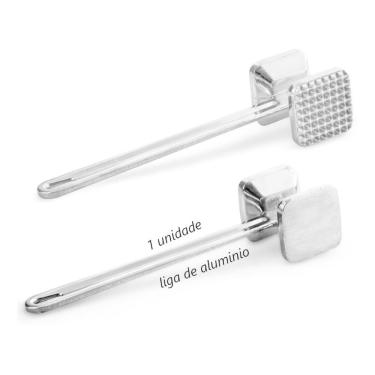 Imagem de 2X Martelo Amaciador De Carne Prático 22Cm Mimo Style