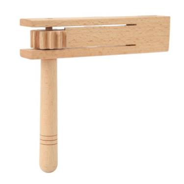 Imagem de Brinquedo tradicional de matraca Keenso com catraca de madeira