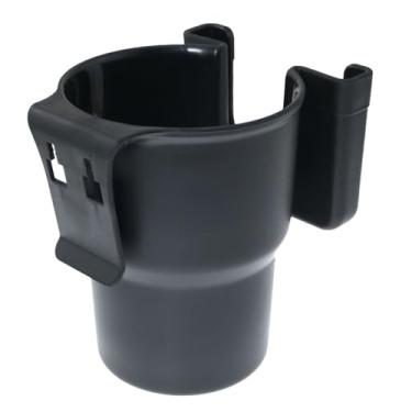 Imagem de RLECS Suporte de copo multiuso rack de armazenamento de bebidas para pendurar copos de café e garrafas de água de plástico 9 x 7 cm portátil suporte de copo para carrinho de compras pode conter