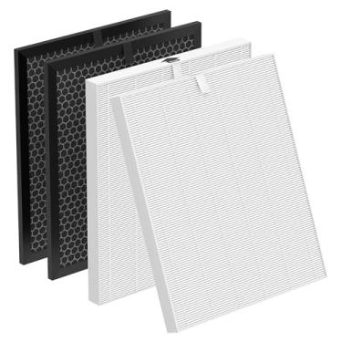 Imagem de Filtro de substituição 5510 5520 Q compatível com purificador de ar Winix 5510/5520, HEPA e combo de filtro de carvão ativado por desodorização, peça nº 1712-0123-00 (2 conjuntos)