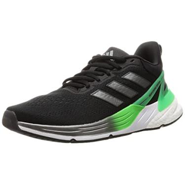 Imagem de adidas Tênis de corrida masculino para competição, Core Black Iron Met Cinza Five, 9