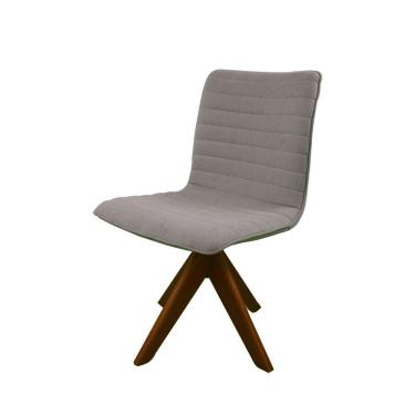 Imagem de Cadeira De Jantar Giratória Mel Buenos Aires - Cinza Claro