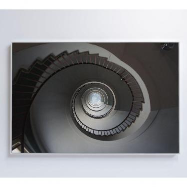 Imagem de Quadro Escada Em Espiral 120x80 Cm Tecido Canvas