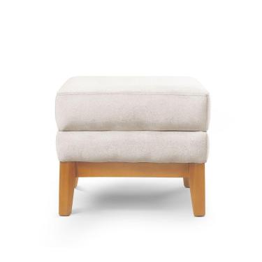 Imagem de Puff Retangular Para Sala áquila linho Nude 100