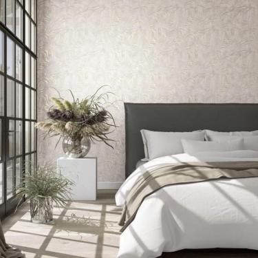 Imagem de Papel De Parede Jackie Folhagem Bege 34284