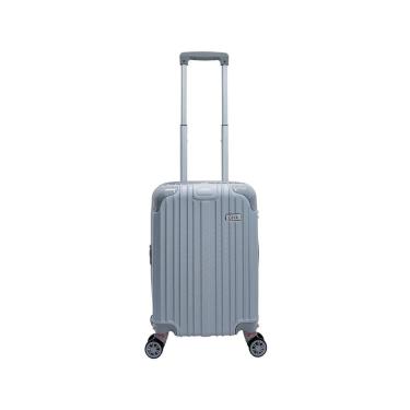 Imagem de Mala de Viagem Bordo Expansiva Rígida Rodinha Dupla Cadeado Avião mão Embarque Pequena 8kg Abs-Unissex