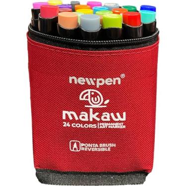 Imagem de Marcador Artístico Makaw ArtMarker estojo com 24 Cores