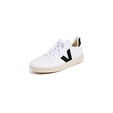 Imagem de Veja Tênis feminino V-10, Branco - Preto, 35