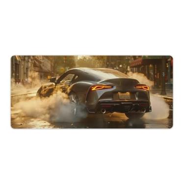Imagem de HouLaiZhe Drift Burnout JDM Carsup Gaming Mouse Pads JDM Car Desk Pads Grandes Mousepads para teclado de mesa, computador, Mat, 40 x 90 cm