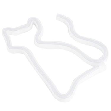 Imagem de Cryfokt Decoração de Festa Com Luz de Parede Neon de Gato Fofo - Emissão de Luz Rosa - Baixo Consumo de Energia USB/bateria Despedida de Solteiro, Banquete Nupcial ABS+PVC 9,3x6,7x0,6 pol.