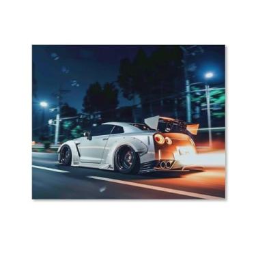 Imagem de HouLaiZhe Pôster de carro Spitfire R35 Jdm japonês tela estética decoração de quarto pintura de parede impressão de sala de galeria decoração de parede para quarto sala de estar escritório 08 x 10