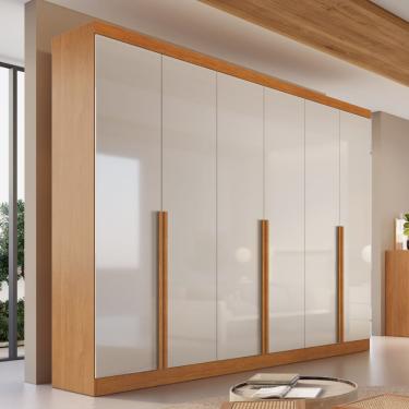 Imagem de Guarda Roupa Casal 6 Portas em MDF Alvorada Bianchi