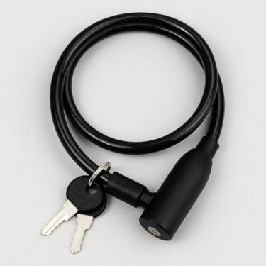 Imagem de Kit 2 Trava Cadeado com Senha para Bike Moto 150cm - Cabo Inox Reforçado 8mm, Segredo Numérico Alta Segurança Não Enferruja