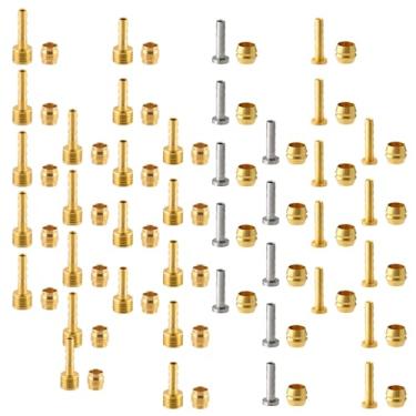 Imagem de Pirhosigma 10 conjuntos de cada 4 tipos de mangueira de freio a disco de conexão hidráulica para bicicleta de montanha, mountain bike, BTT, total de 40 conjuntos