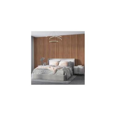 Imagem de Papel de Parede Adesivo em PVC Ripado, 5 Metros x 45cm, Lavável, Fácil Aplicação