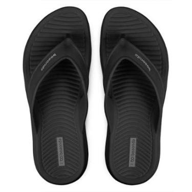 Imagem de Chinelo Ortopédico Super Leve Masculino Boaonda Bolt Conforto Cor:Preto + Grafite;Tamanho:43-Masculino
