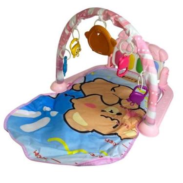 Imagem de Tapete de Atividades Musicais com Piano Interativo - Rosa - DDG