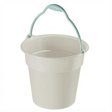 Imagem de Balde Plástico 8 Litros Para Limpeza Casa Lavanderia - SR610R Sanremo (Bege)