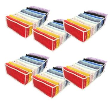 Imagem de Kit 10 Colmeia Organizadora de gavetas/Guarda Roupa P, M, G e GG(6 Colmeia G)