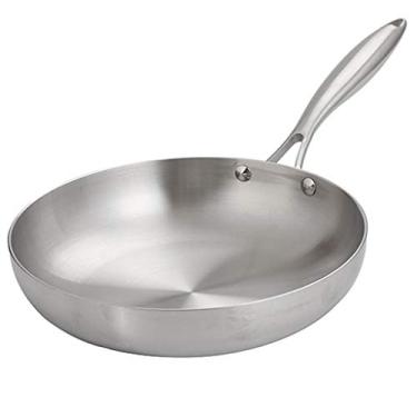 Imagem de Conjuntos de panelas frigideira de aço inoxidável 304 multiuso compatível com indução doméstica antiaderente, utensílios de cozinha e restaurante (tamanho: 28 cm) ()