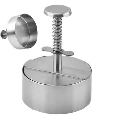 Imagem de Prensador De Hambúrguer,Acessórios de Cozinha em Aço Inoxidável Ajustáveis | Prensador De Carne Para Cozinhar - Para Churrascos Grelhar Carne Bovina Legumes