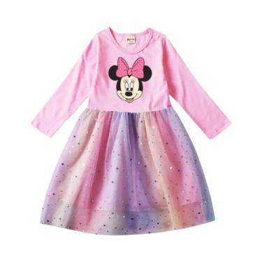 Imagem de Vestido De Princesa Tutu De Manga Longa Para Menina Pequena Com Renda 