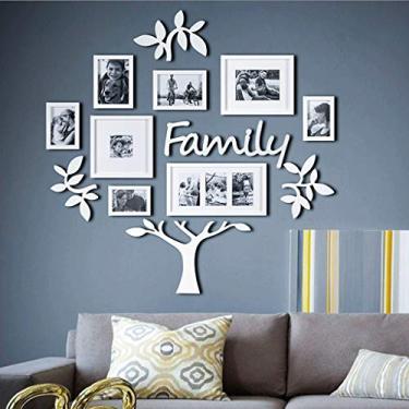 Imagem de Adesivo de parede tridimensional para quarto de criança (branco)