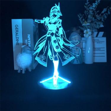 Imagem de Luz noturna LED 3D Plants vs Zombies Kujous Saras Color Changing