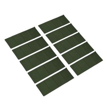 Imagem de Mingzhe 10pcs Sacos de Areia contra Inundação 600D Poliéster Reutilizável Saco de Barreira contra Inundação para Casa Porta Janela Garagem (Verde)