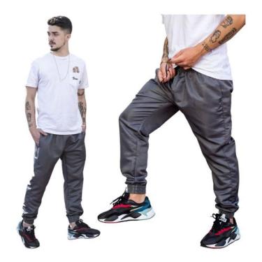 Imagem de Kit 2 Calças Jogger Skinny Com Punho 2 Bolsos Tactel Ref 416 - J94 Con