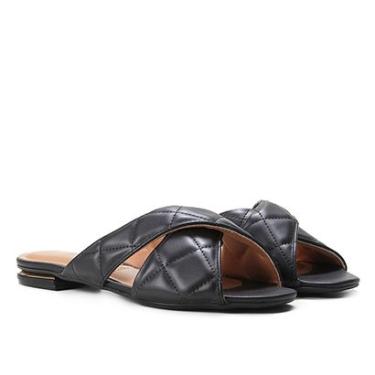 Imagem de Rasteira Vizzano Tiras Cruzadas Matelassê-Feminino