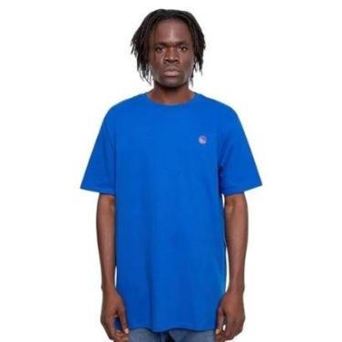 Imagem de Camiseta NBA Warriors Minipatch N0512 - Azul-Unissex