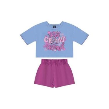 Imagem de Conjunto Blusa e Short Menina Bee Loop-Feminino