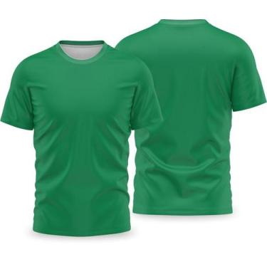Imagem de Kit 4 camisas poliester verde - FORTE IMPREÃO, M, Verde bandeira