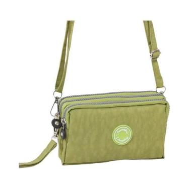 Imagem de Bolsa De Ombro Feminina De Grande Capacidade Com Três Zíperes, Moda Em