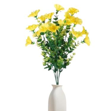 Imagem de Petunias falsas, petúnias artificiais | Decoração artificial de petúnias,Plantas resistentes a UV simuladas s coloridas para varanda, jardim, maconha, plantador, pátio, passarela