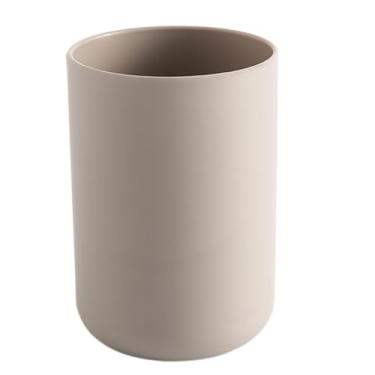 Imagem de Aqur2020 Recipiente de Viagem para Escova de Dentes, Suporte Duplo Com Compartimento para Pasta de Dente, Copo de Banheiro de Material PP Leve para Casa e Viagens, Design de Borda Suave, (Café)