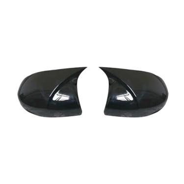 Imagem de Compatível com honda shuttle jazz gk5 2014 2015 2016 2017 2018 2019 2020 tampa do espelho retrovisor asa espelho lateral capa(High profile black)