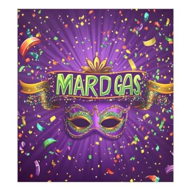 Imagem de Blueangle Máscara de carnaval para máquina de lavar louça, capa frontal para lava-louças, adesivos de eletrodomésticos, adesivos de eletrodomésticos, adesivo magnético decorativo de 58,4 cm C x 66 cm