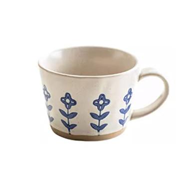 Imagem de x3anggyt5 Caneca copo 368 g caneca de café de cerâmica branca para café, leite, chocolate quente, chá, uso diário e decoração de mesa adequada para uso doméstico com homens mulheres caneca de café/chá