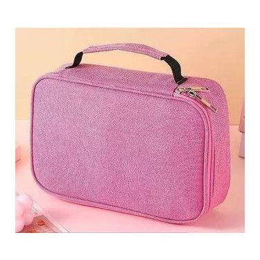 Imagem de Estojo Escolar Grande Capacidade Com 72 Furos Alta Capcidade 3 Compart