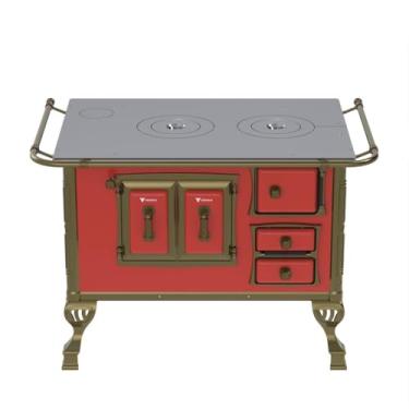 Imagem de FOGAO A LENHA N 2 COLONIAL VERMELHO SEM TAMPA SE