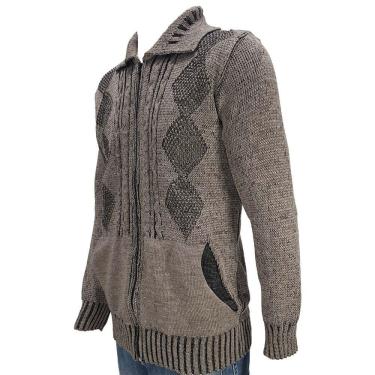 Imagem de Jaqueta Masculina Gola Polo Wanisser - Katlen Tricot