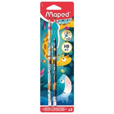 Imagem de Lápis Grafite HB Jungle Fever Maped com Suporte Ergonômico
