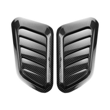 Imagem de Adesivos Decorativos Universais De Fibra De Carbono Para Capô De Carro