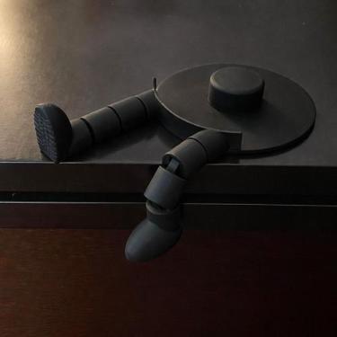 Imagem de Suporte para Rolo de Papel Higiênico - Tudona3d, Preto