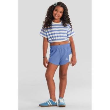Imagem de Blusa infantil menina listrada Brandili-Feminino