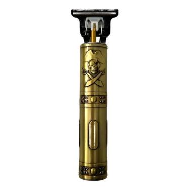 Imagem de Maquina Aparador De Cabelo Profissional Caveira Elétrico Cabeça T - Do