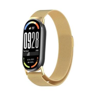 Imagem de Pulseira Magnética De Aço Inoxidável Para Xiaomi Mi Band 10 NFC - Aces