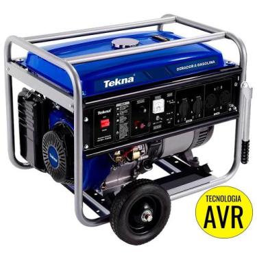 Imagem de Gerador à Gasolina 6,0 KVA 4 Tempos Bivolt GT6500FB TEKNA, Bivolt